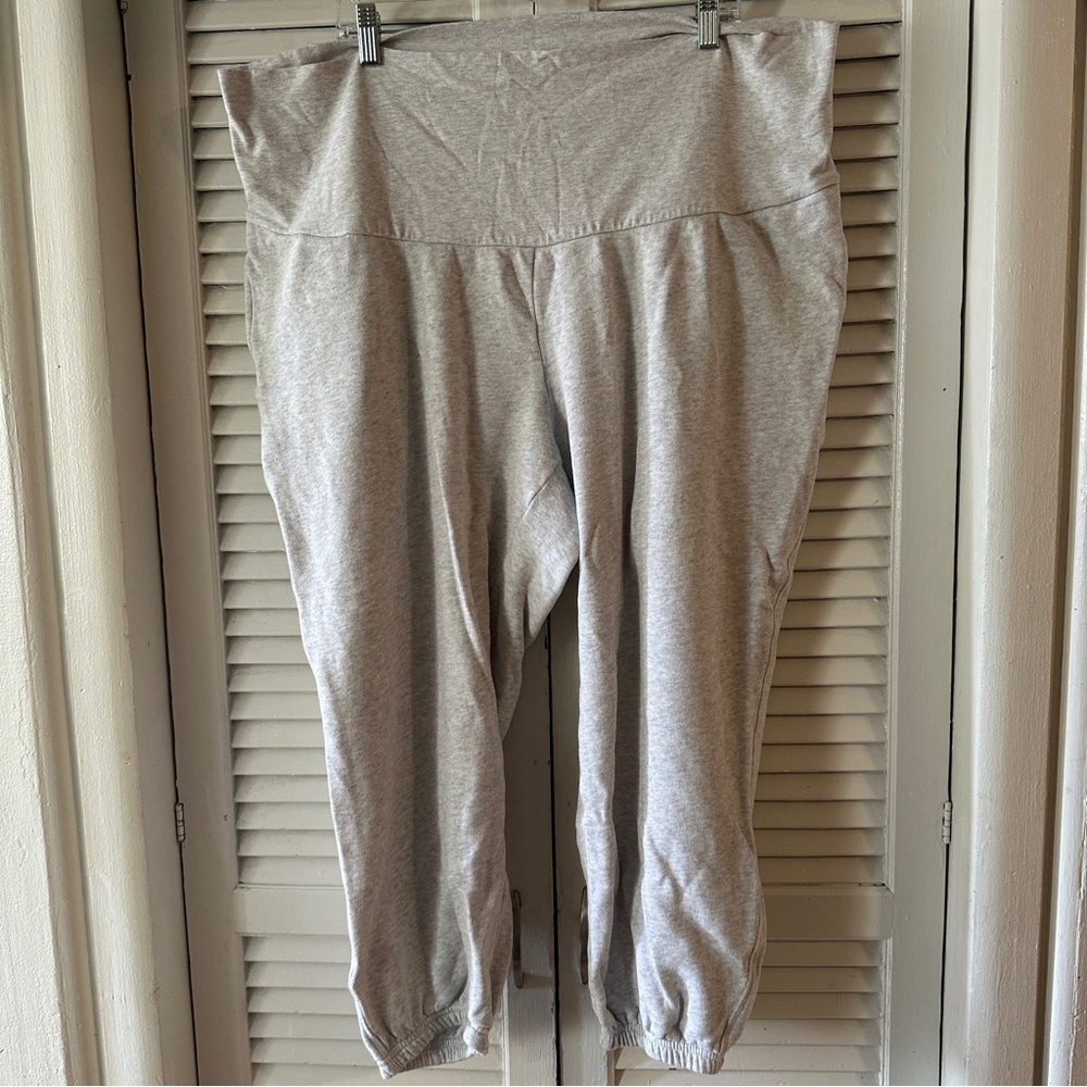 Old Navy | Maternity Gray Joggers with Fold Over or Under Belly Waist | Size XL